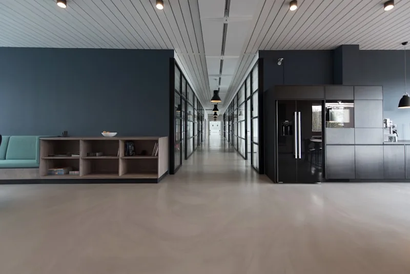 Clean modern office